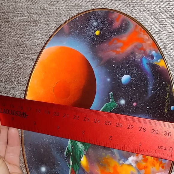 Preparing to Cloak from Space The Final Frontier Star Trek oval collectors plate - Picture 10 of 14